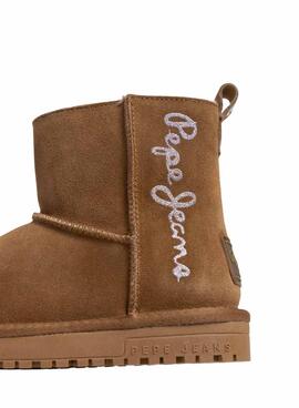 Botas Pepe Jeans Diss marrón para niña
