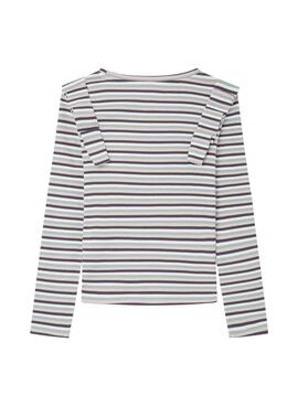 Camiseta Pepe Jeans Treasure rayas para niña