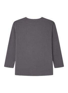 Camiseta Pepe Jeans Tandy gris para niña