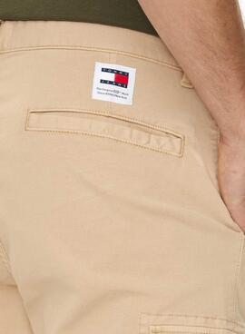 Pantalones Tommy Jeans Austin beige para hombre 