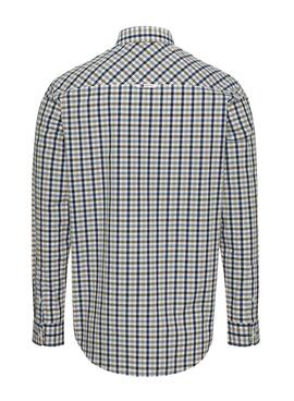 Camisa Tommy Jeans cuadros Poplin para hombre