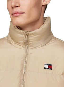  Plumifero Tommy Jeans Alaska beige para hombre