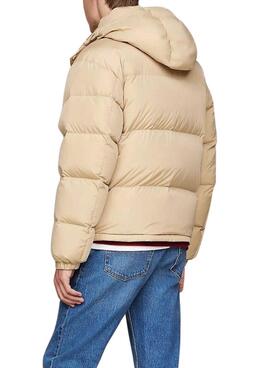  Plumifero Tommy Jeans Alaska beige para hombre