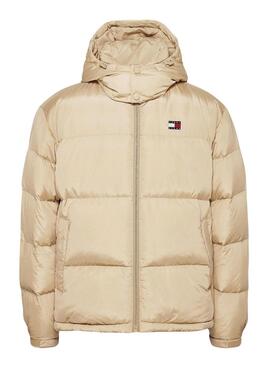  Plumifero Tommy Jeans Alaska beige para hombre