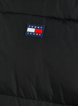 Parka acolchada Tommy Jeans Vail negro para hombre