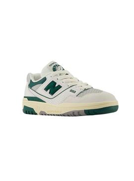 Zapatillas New Balance B550 verde para niño y niña
