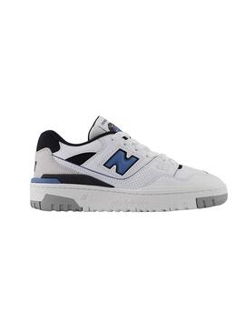 Zapatillas New Balance BB550 blanco para niño y niña
