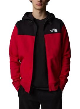 Chaqueta The North Face Icon rojo y negro para hombre