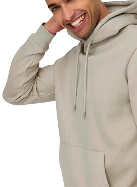 Sudadera Only and Sons Connor beige para hombre