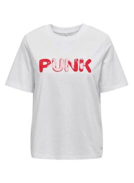 Camiseta Only Celia blanco para mujer