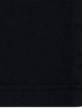 Camiseta levis Floral Batwing negro para niña