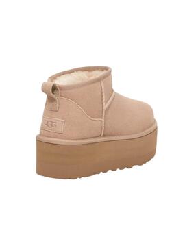 Botas UGG Classic Ultra Mini Platform arena para mujer