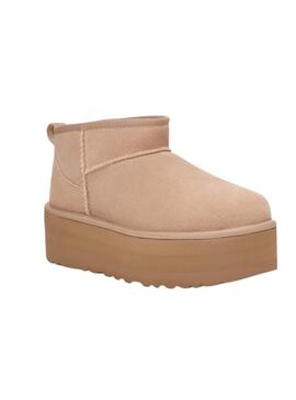 Botas UGG Classic Ultra Mini Platform arena para mujer