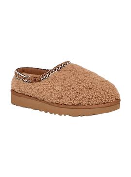 Zapatillas UGG Australia Tasman Maxi Curly Camel Mujer