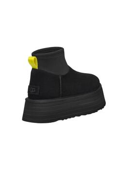 Botas UGG Australia Classic Mini Dipper Negro Mujer