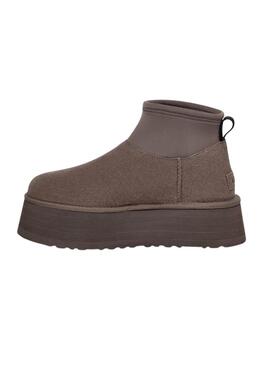 Botas UGG Australia Classic Mini Dipper Gris Mujer