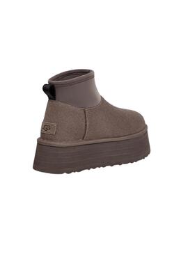 Botas UGG Australia Classic Mini Dipper Gris Mujer