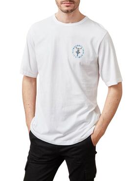 Camiseta Altonadock Moto blanco para hombre