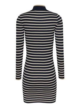 Vestido Tommy Jeans Tip Zip azul marino para mujer