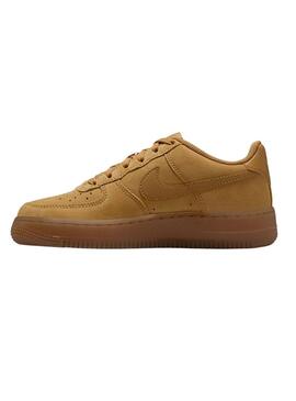 Zapatillas Nike  Air Force 1 Lv8 camel para niño y niña