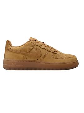 Zapatillas Nike  Air Force 1 Lv8 camel para niño y niña
