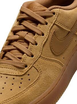 Zapatillas Nike  Air Force 1 Lv8 camel para niño y niña
