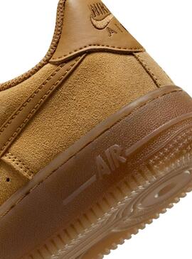 Zapatillas Nike  Air Force 1 Lv8 camel para niño y niña