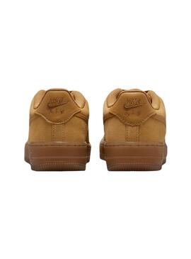 Zapatillas Nike  Air Force 1 Lv8 camel para niño y niña