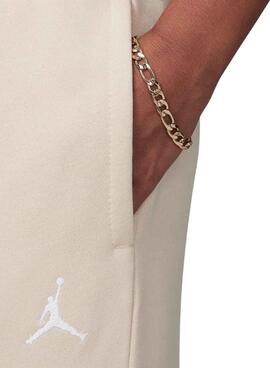Pantalones Jordan Brooklyn beige para niño