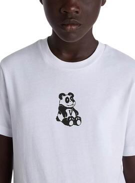 Camiseta Vans Panda blanco para niña