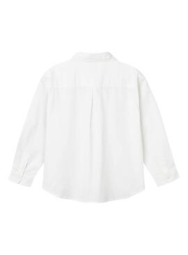 Camisa Name It Froplina Blanco para niña