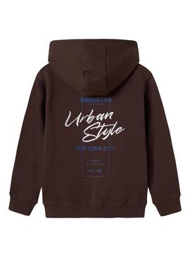 Sudadera Name It Remmos Marrón para niño