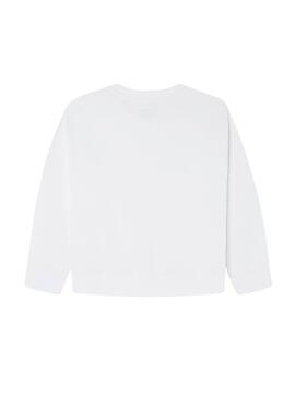 Sudadera Pepe Jeans Tinsley Blanco para niño