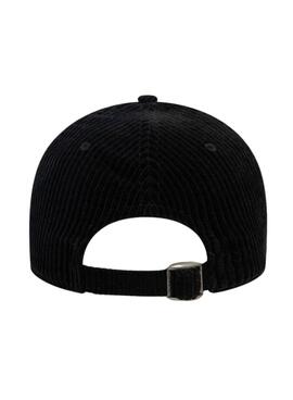 Gorra New Era Cord negro para hombre y mujer