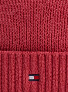 Gorro Tommy Hilfiger Small Flag Rosa para niña