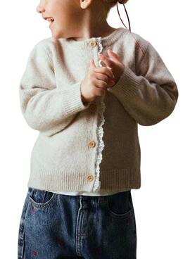 Cardigan Name It Rikimmi Crudo para niña