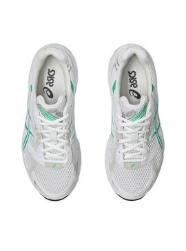 Zapatillas Ascis GEL 1130 blanco y verde para mujer