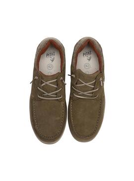 Náutico Walk In Pitas Omi verde para hombre