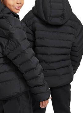 Cazadora acochada Nike Sportswear negro para niño y niña