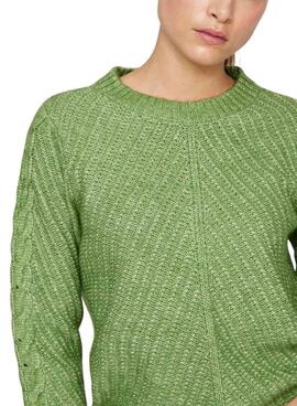 Jersey Vila Vierin verde para mujer