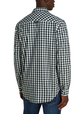 Camisa Tommy Jeans Poplin cuadros para hombre