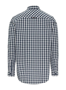 Camisa Tommy Jeans Poplin cuadros para hombre