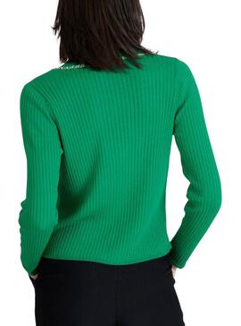 Chaqueta Naf Naf cadena verde para mujer