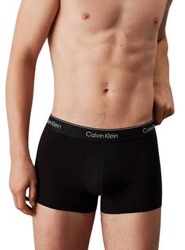 Pack 3 bóxers Calvin Klein negros y rojo para hombre