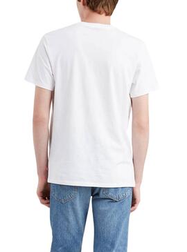 Camiseta Levis Housemark blanco para hombre
