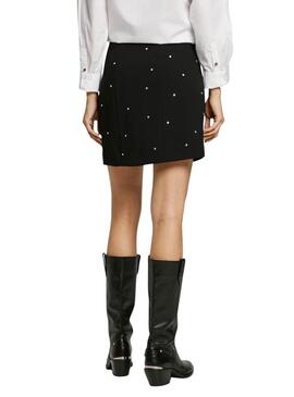 Falda Pepe Jeans Aurora negro para mujer 