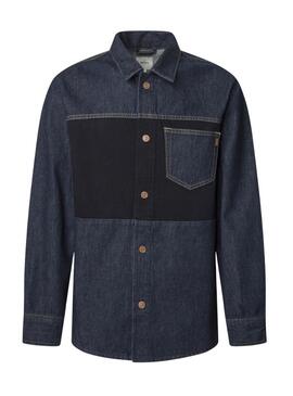 Camisa Pepe Jeans  Baz azul para hombre 