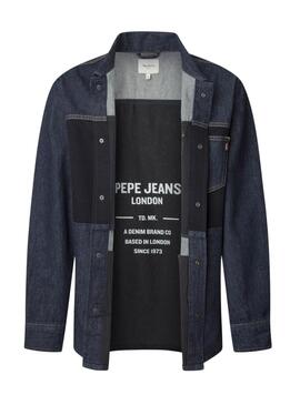 Camisa Pepe Jeans  Baz azul para hombre 