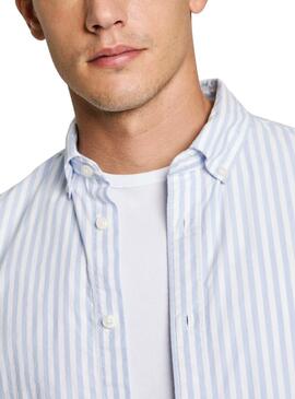  Camisa Pepe Jeans Ander azul para hombre 