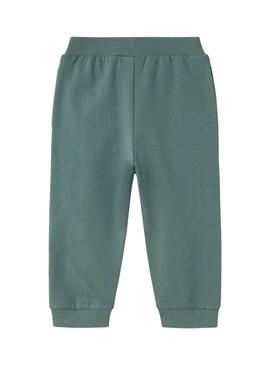 Jogger Name It Nayel Mickey verde para niño